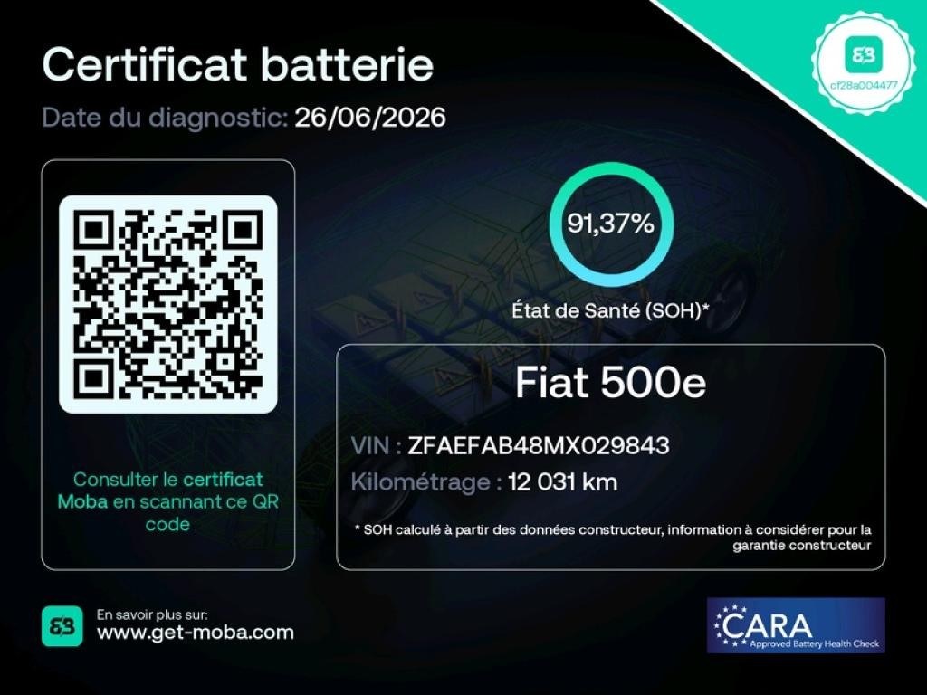 Fiat 500 500 42kWh Passion